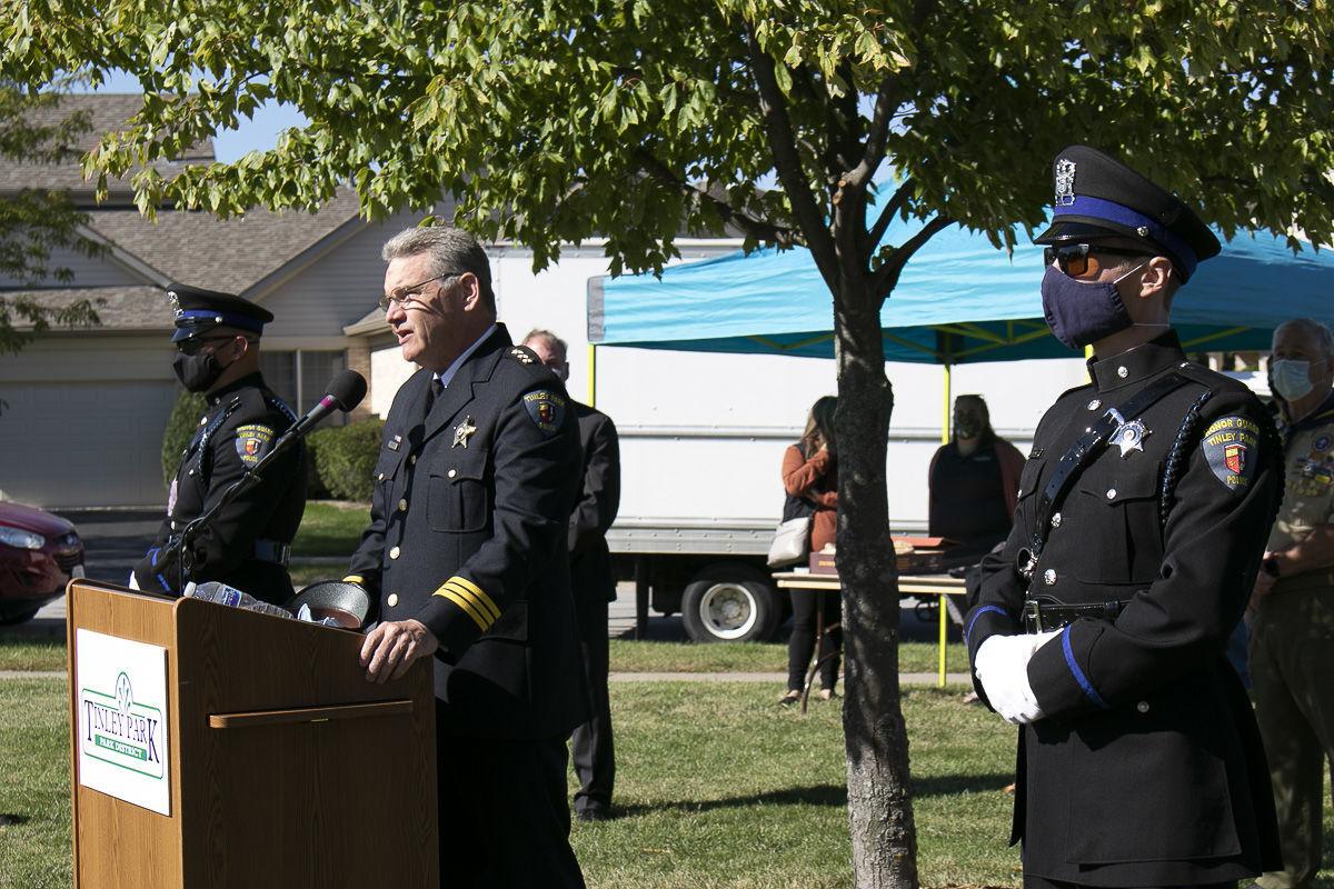 Former Tinley Park police chief remembered with a park named in his