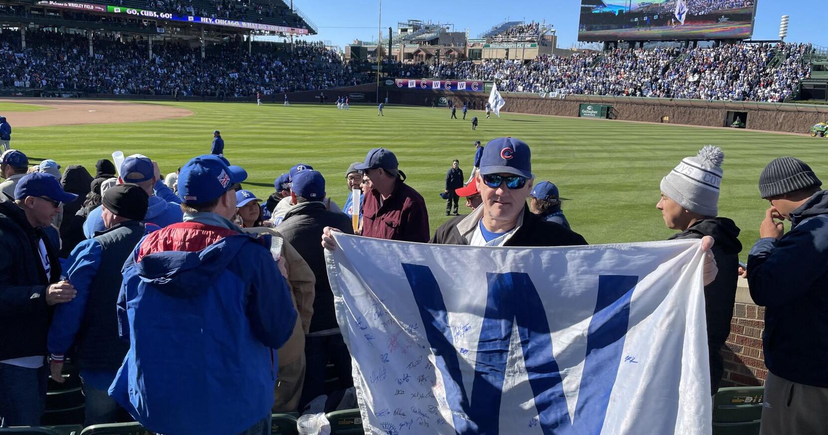 Cubs beat Dodgers at Wrigley Field viewpoint from stands - Vimarsana News