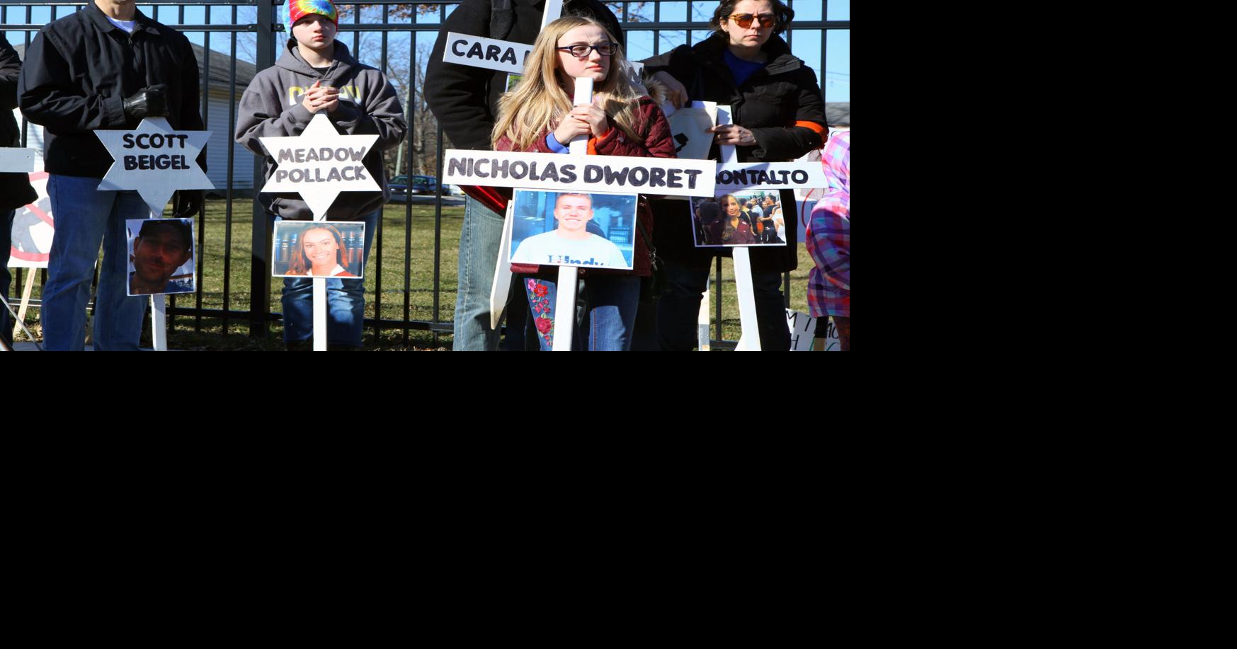 Protesters push for tougher gun laws, point fingers at Crown Point gun
