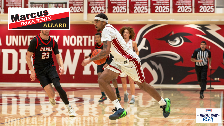Snyder’s double-double, second-half surge lift RedHawks past Andrews, 91-71