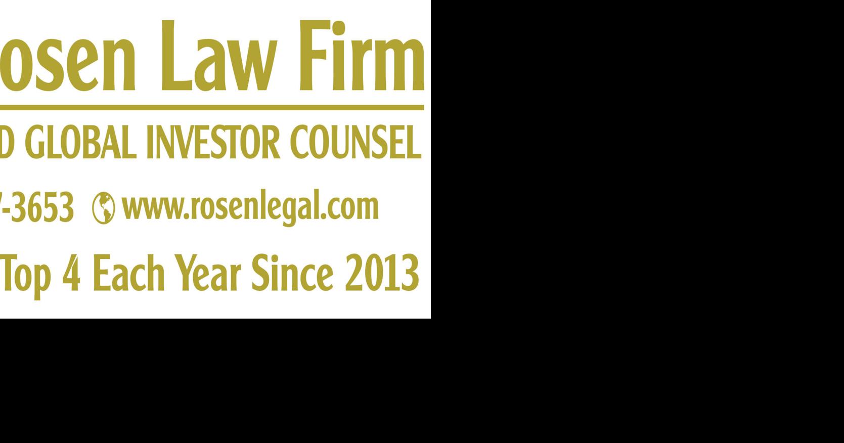 RICK Investors Have Opportunity to Lead RCI Hospitality Holdings, Inc. Securities Fraud Lawsuit Filed by The Rosen Law Firm