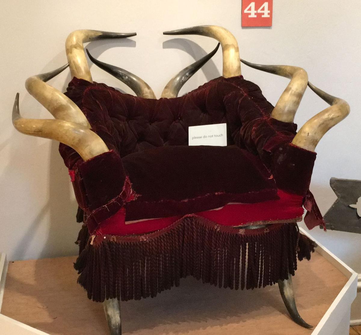 Chair of horns