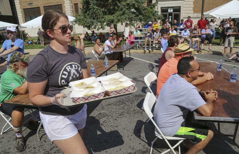 Contestants have their fill at pierogieating contest