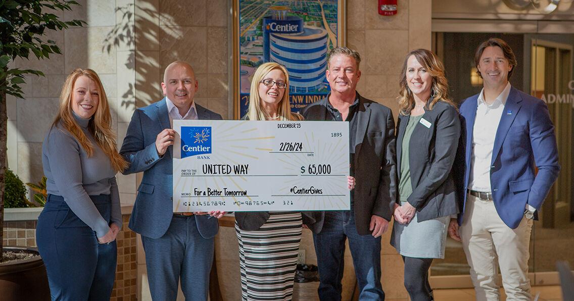 Centier gives a record $65,000 to United Way of Northwest Indiana - Vimarsana News