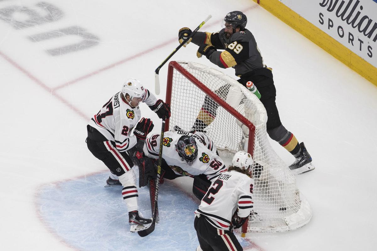 Blackhawks Golden Knights Hockey