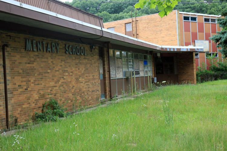 Vacant Emerson High School building gutted by fire in Gary