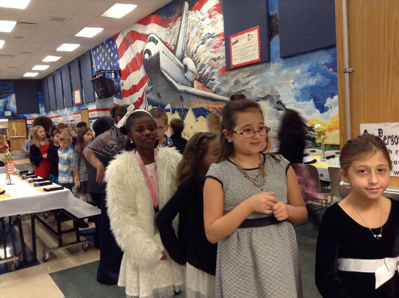 Jerry Ross Elementary school students
