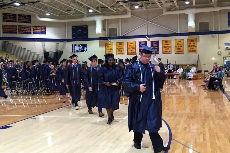 Marquette Catholic High School graduates 62 students