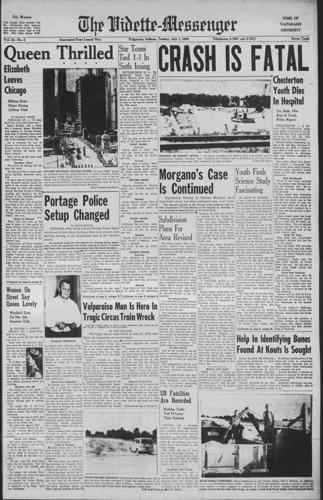 Cobertura Vidette-Messenger da rainha Elizabeth II em Chicago