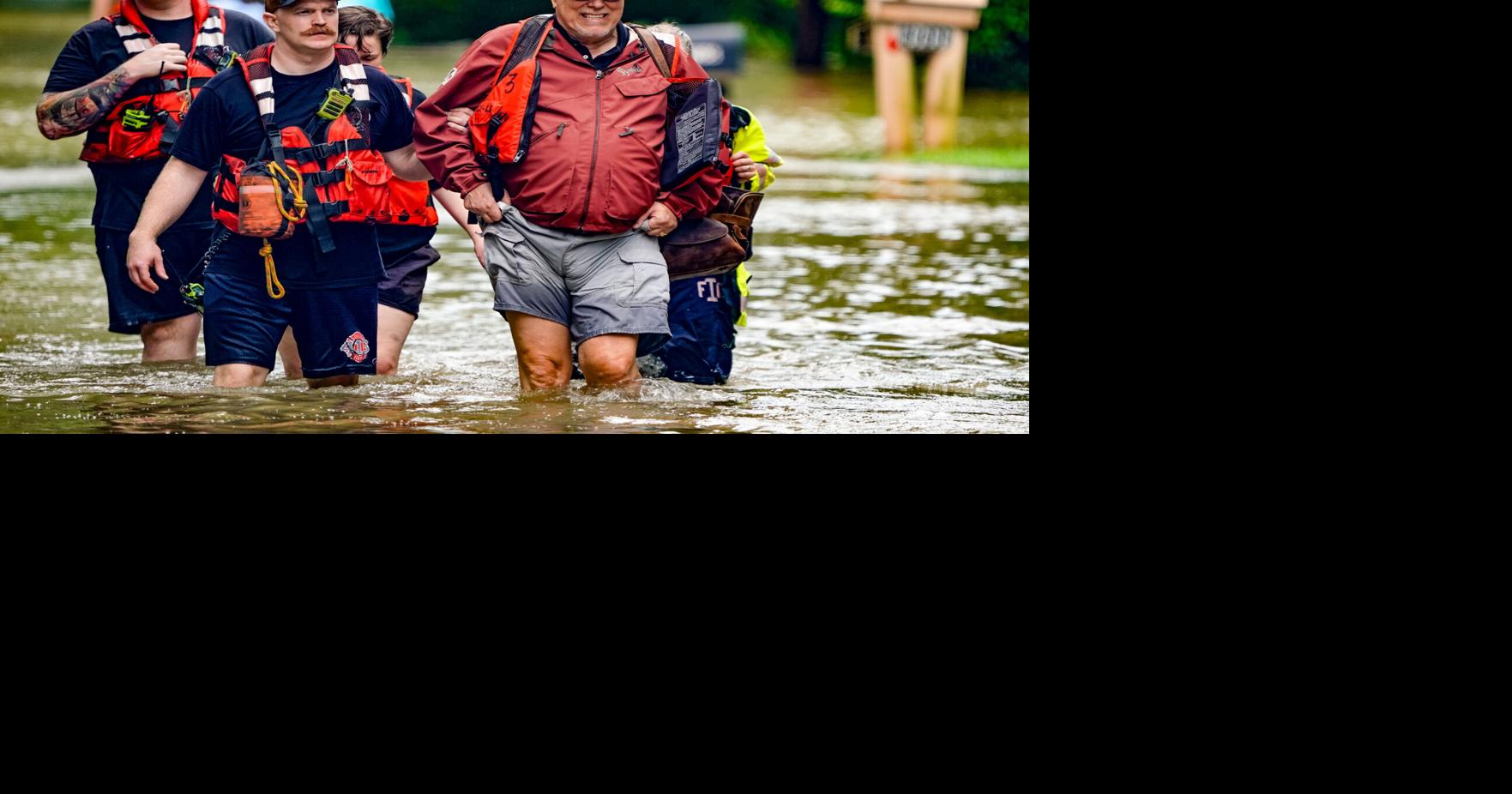 Historic flood forces evacuations, swamps homes and swallows streets in Central Indiana