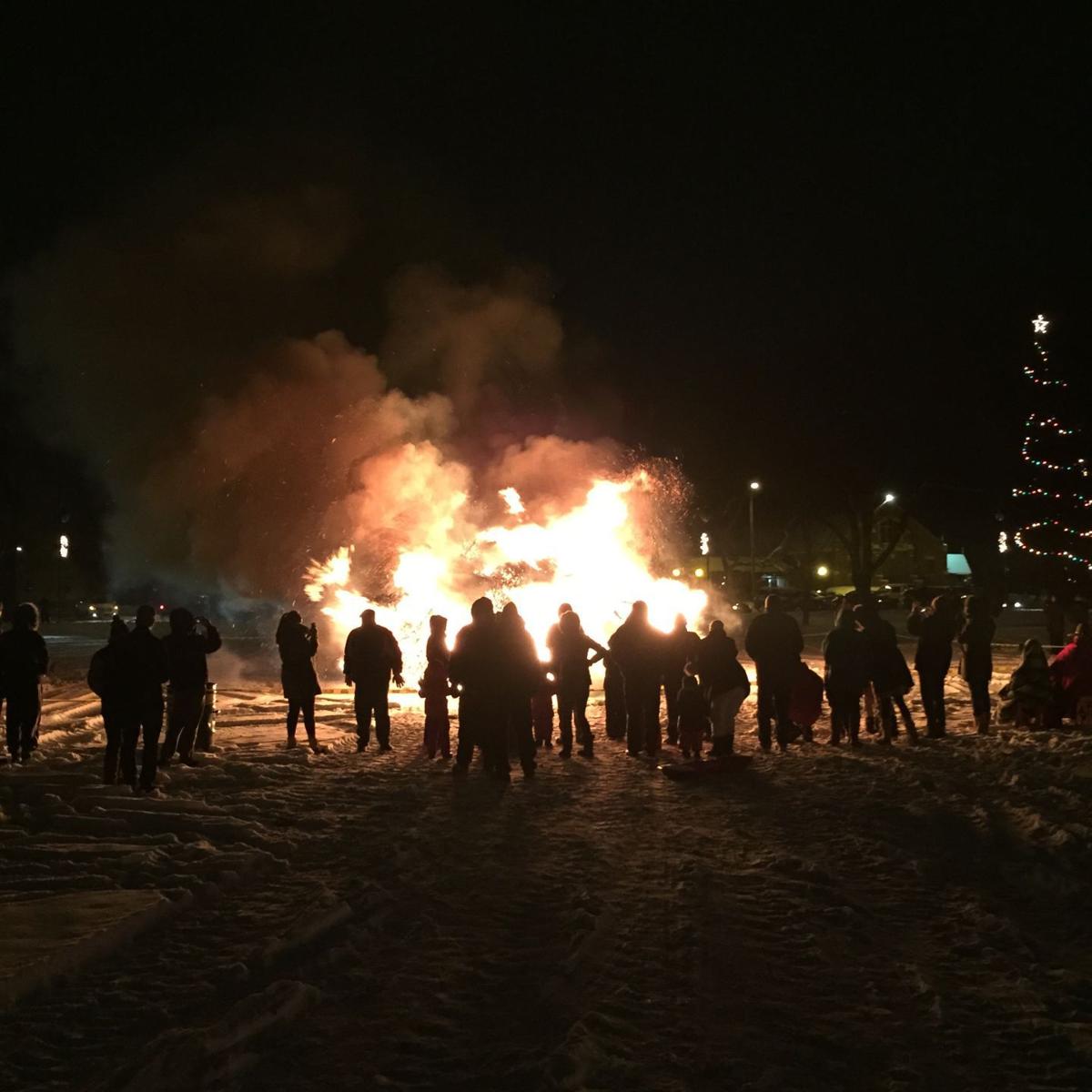 12th Night Tree Burning