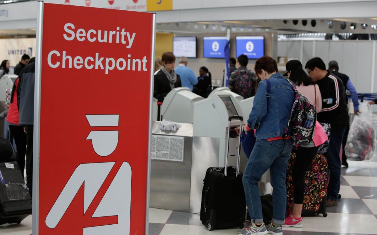 Air travel security stock