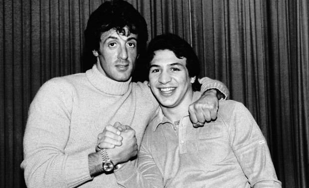 Ray Boom Boom Mancini - 'Boom Boom' with his mother and father