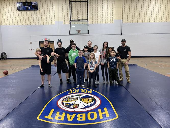 The Hobart Police Department hosts its first children's selfdefense class