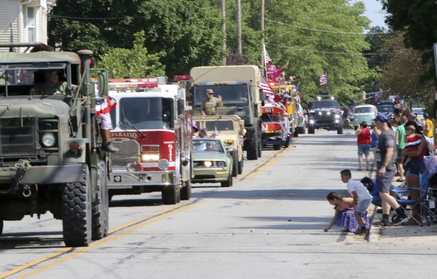 Fourth of July explodes with parades, fireworks