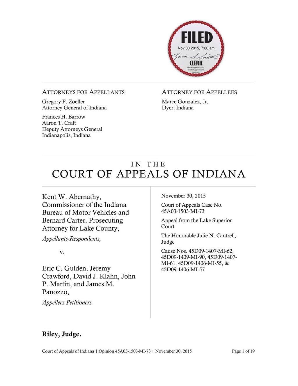 Change In Law Costs Five Lake County Men Right To Drive Government And Politics Nwitimes Com