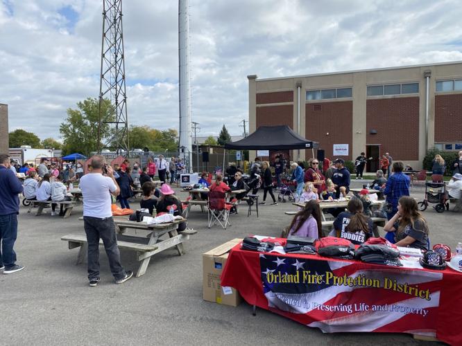 Orland firefighters strut their stuff at open house