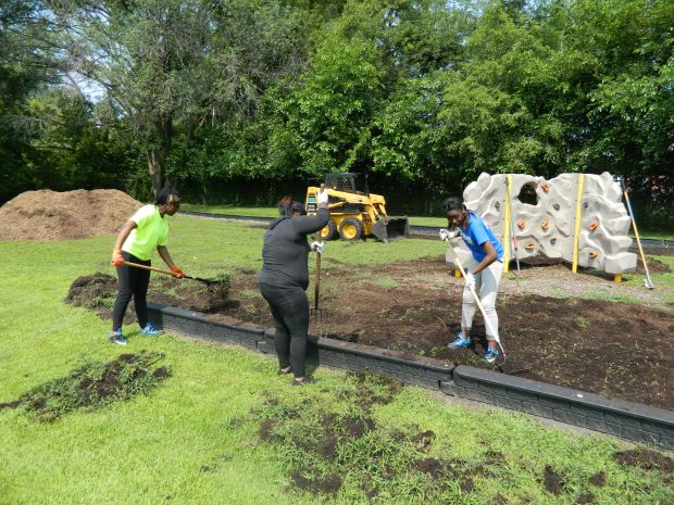 Youth help clean up parks