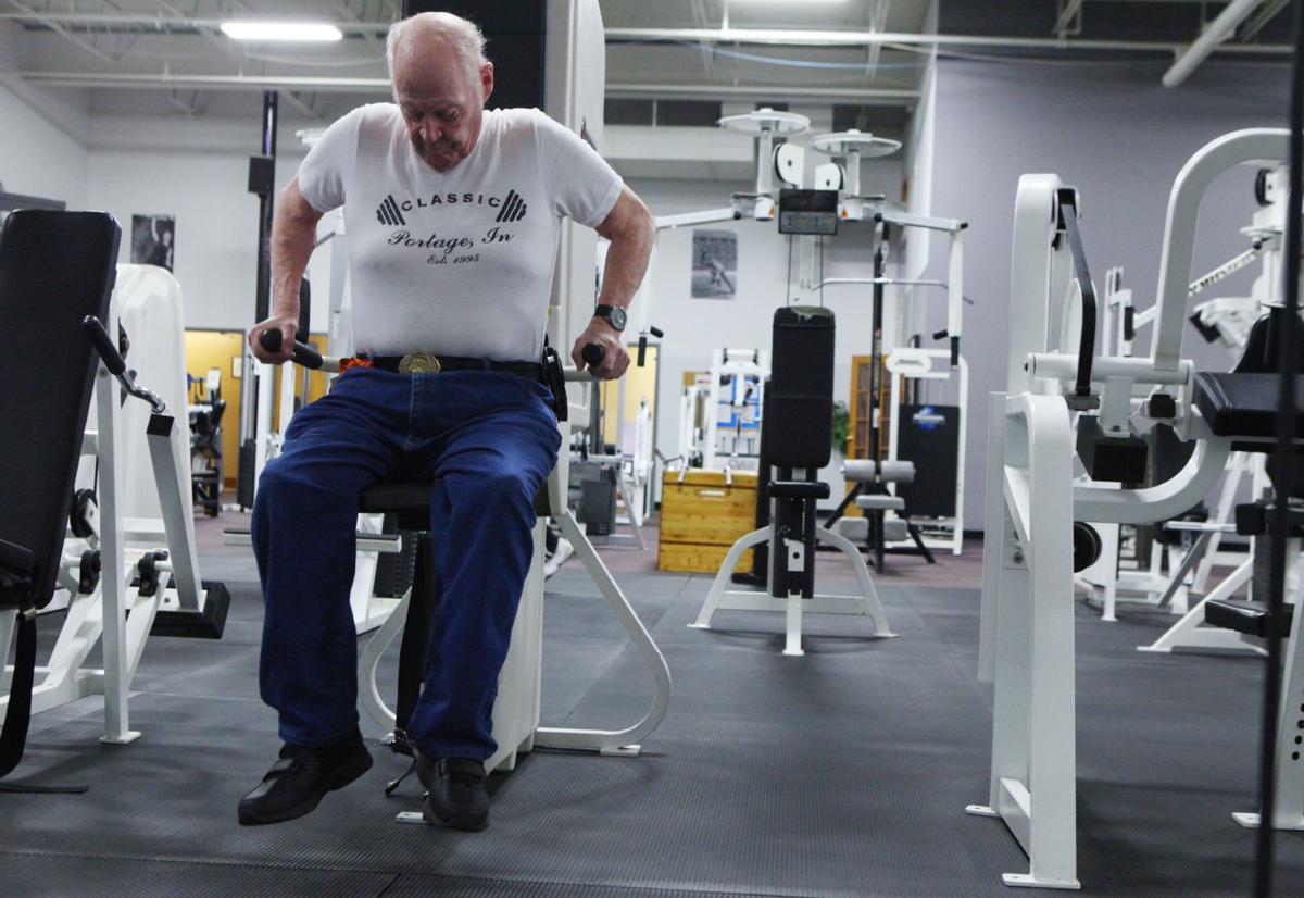 Uplifting story 90yearold Portage man hits the gym almost every day