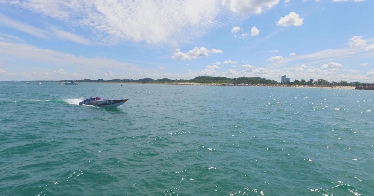 GALLERY Drone photos of the Michigan City boat race