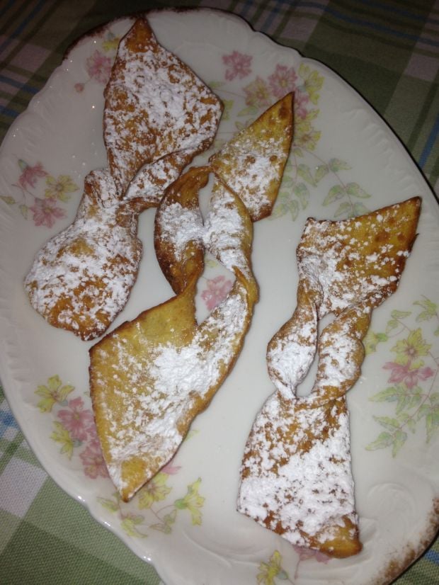 Faworki aka Polish Powdered Sugar Dusted 