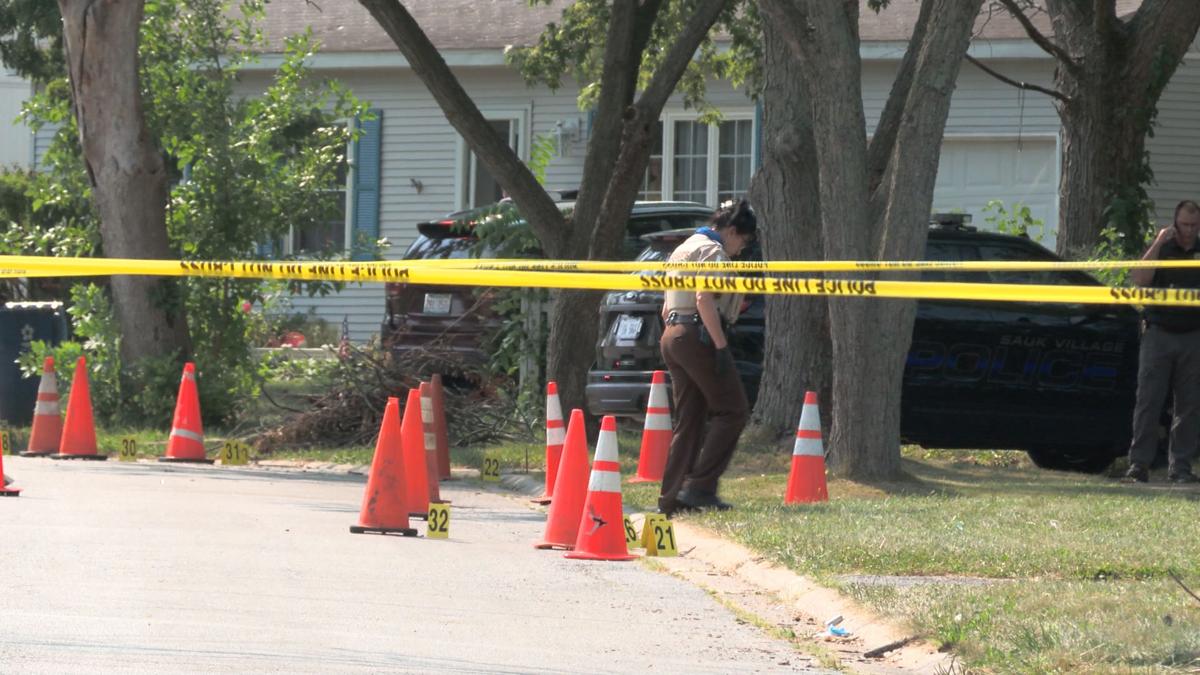Large crime scene set up in Sauk Village; witness reports man was shot