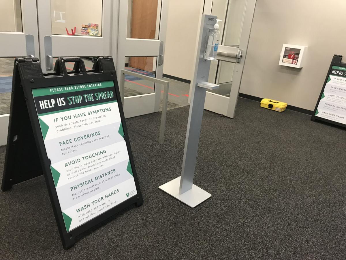 Valparaiso Community Schools 'Help Stop the Spread' sign