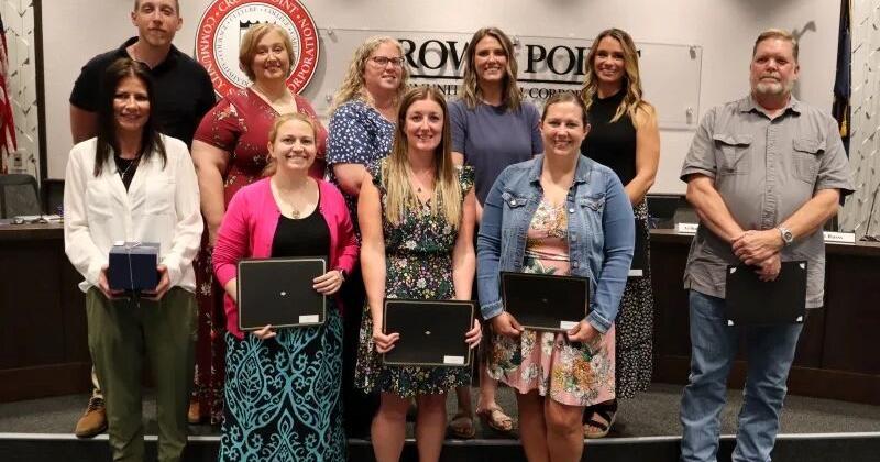 Crown Point schools recognizes top staff members of the year