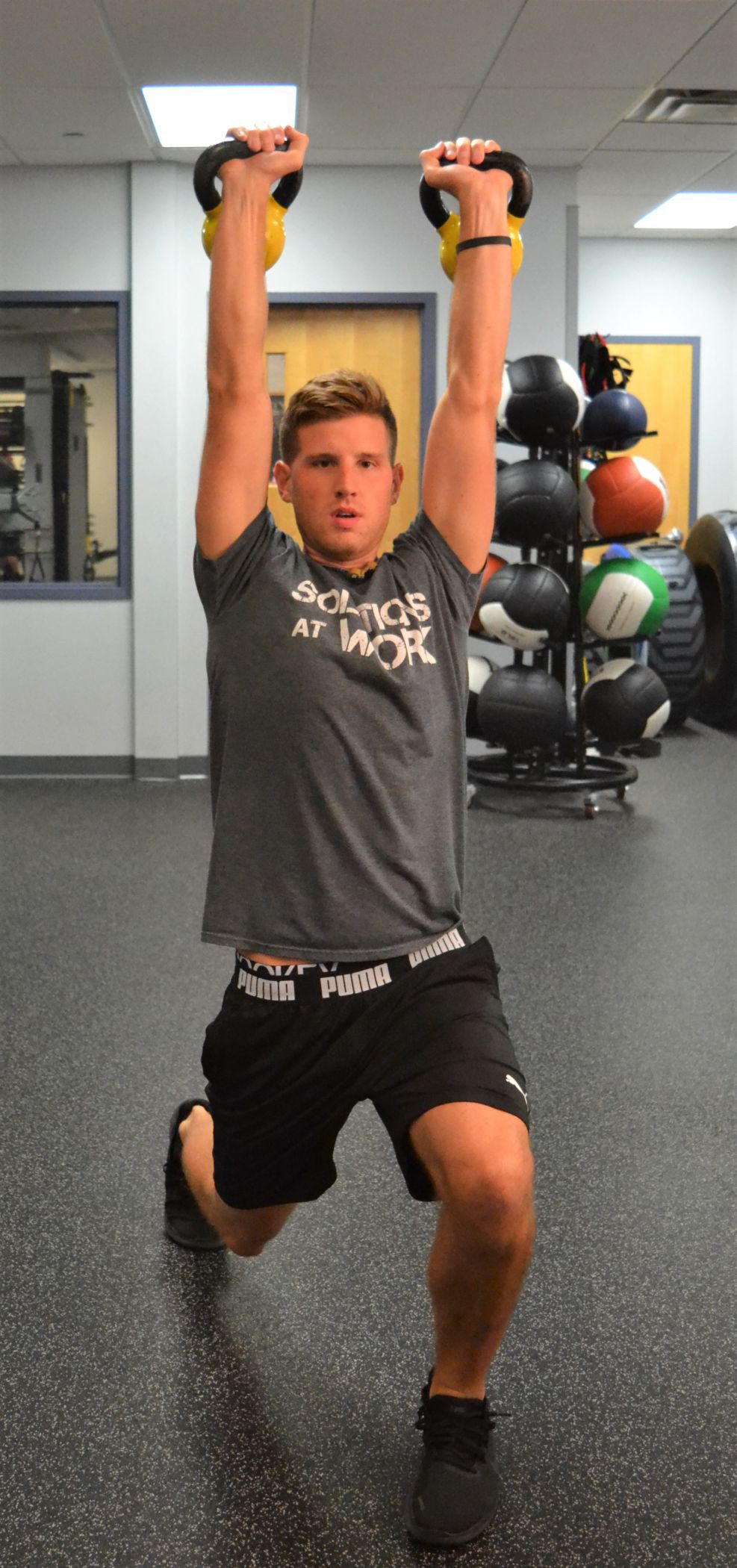 THIS WEEK'S EXERCISE Kettlebell jerk Fitness