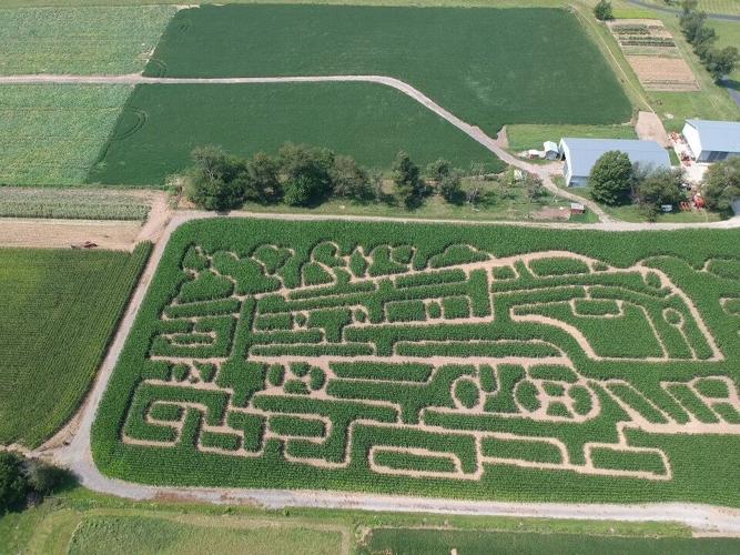 Kregel’s Pumpkin Patch Corn Maze commemorates Monon Railroad, displays