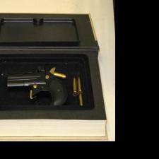 Gun, hidden in book, confiscated at Westville Correctional Facility