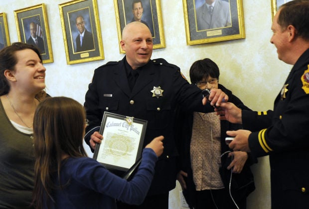 Calumet City cop who saved baby is honored | South Suburban News ...