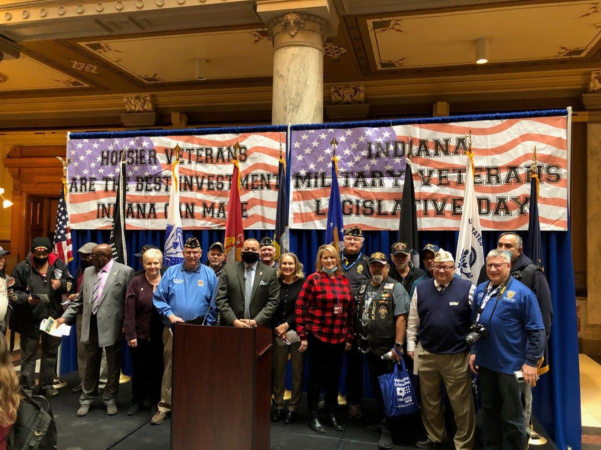 Andrade celebrates Region military veterans at Indiana Statehouse