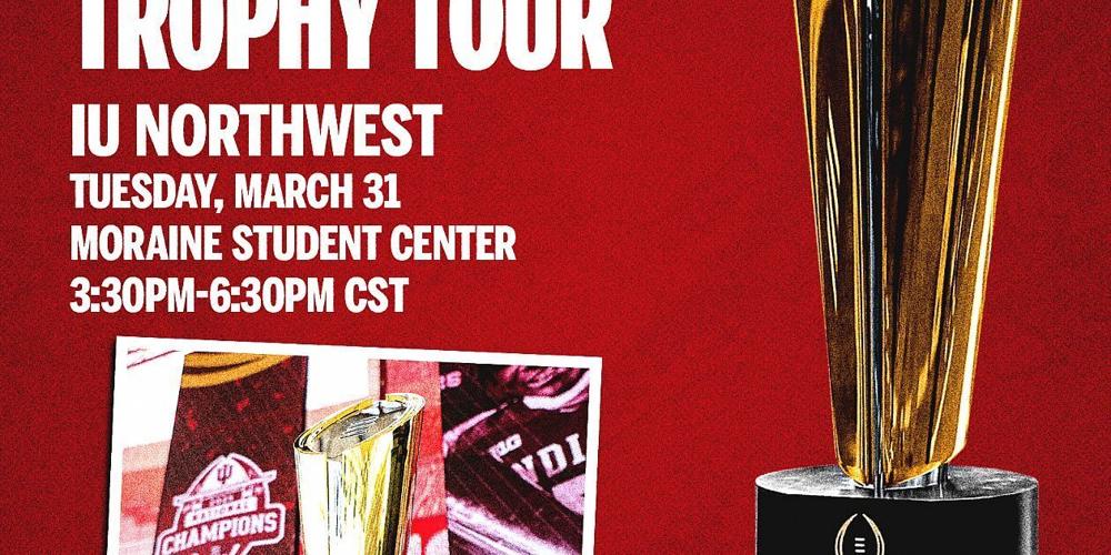 National Championship Football Trophy Tour to stop at IU Northwest