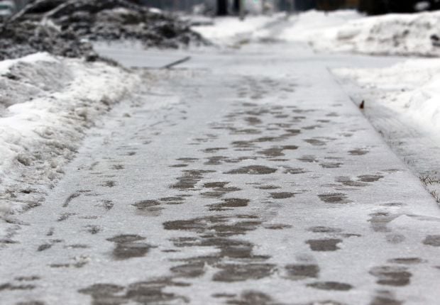 Icy, wintry mix creating dangerous road conditions