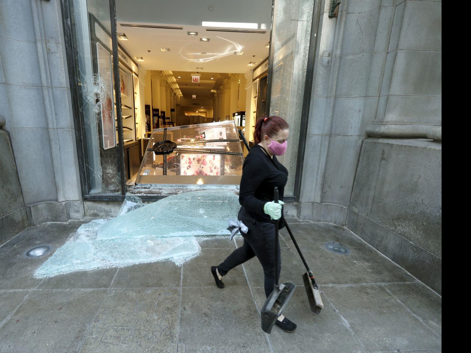 After Downtown Chicago Protests Unrest Spreads To Suburbs