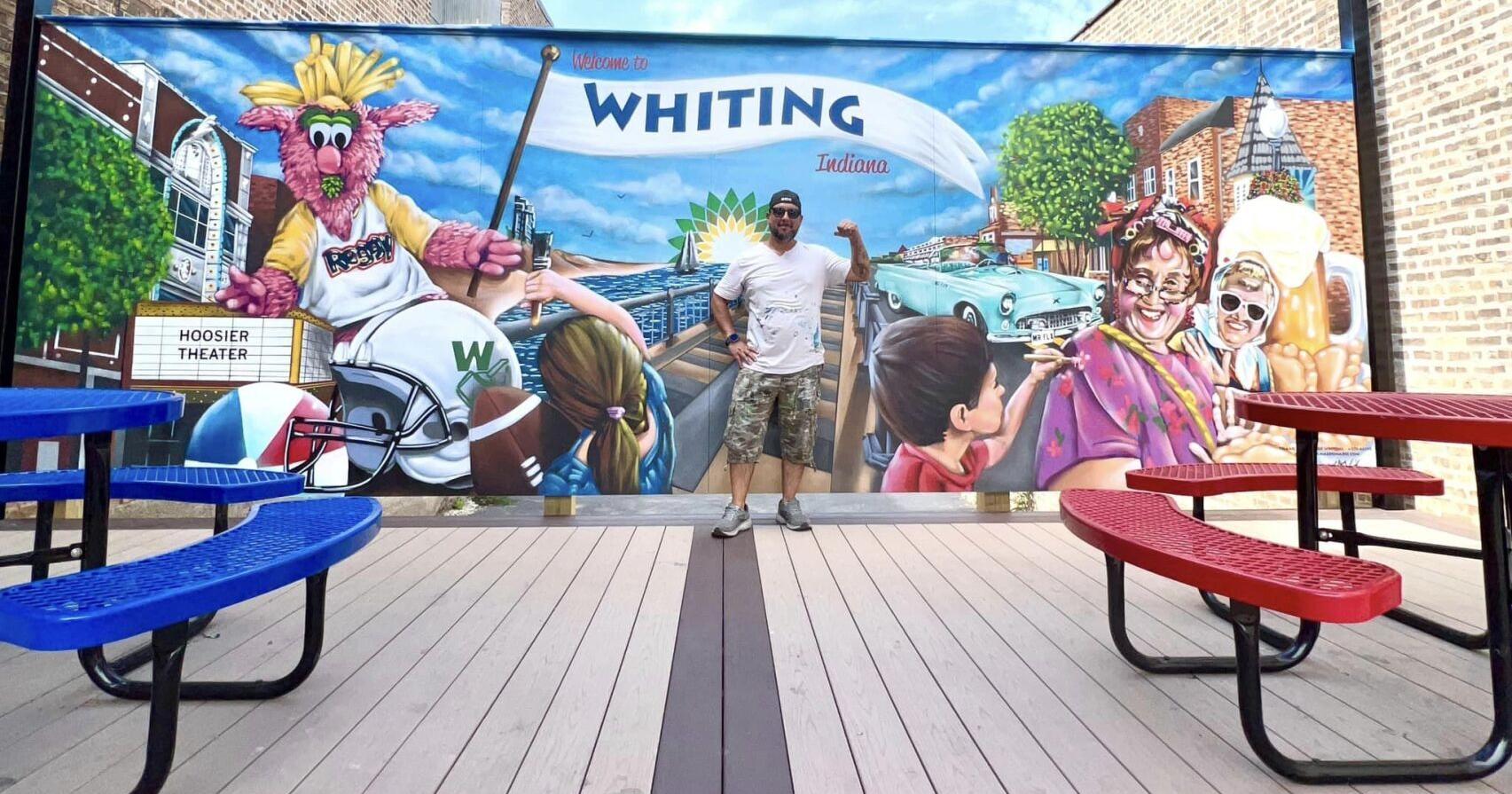 New downtown Whiting mural chronicles lakefront town's history and culture - Vimarsana News