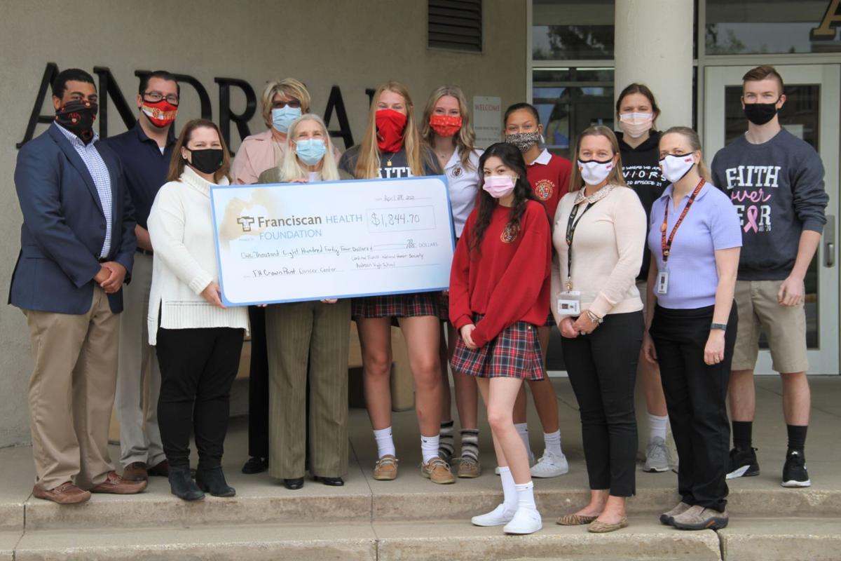 HEALTH BRIEFS: Andrean students donate to Franciscan Health Breast Care Center