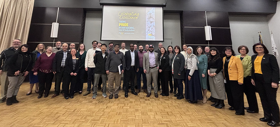 PNW’s Center for Faculty Excellence celebrates exemplary teaching and student-centered learning at luncheon