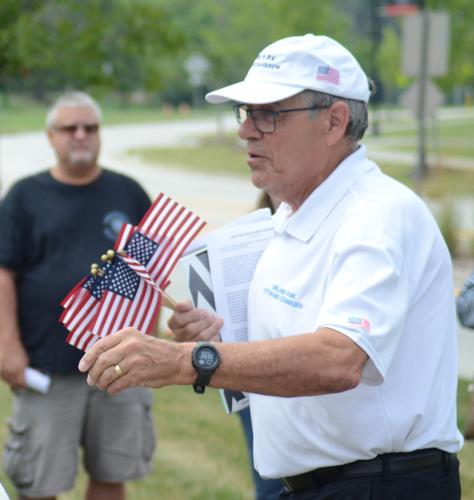 2022 Orland Park Hometown Heroes  banner ceremony.