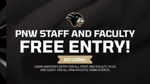 Purdue Northwest faculty and staff get free admission to games