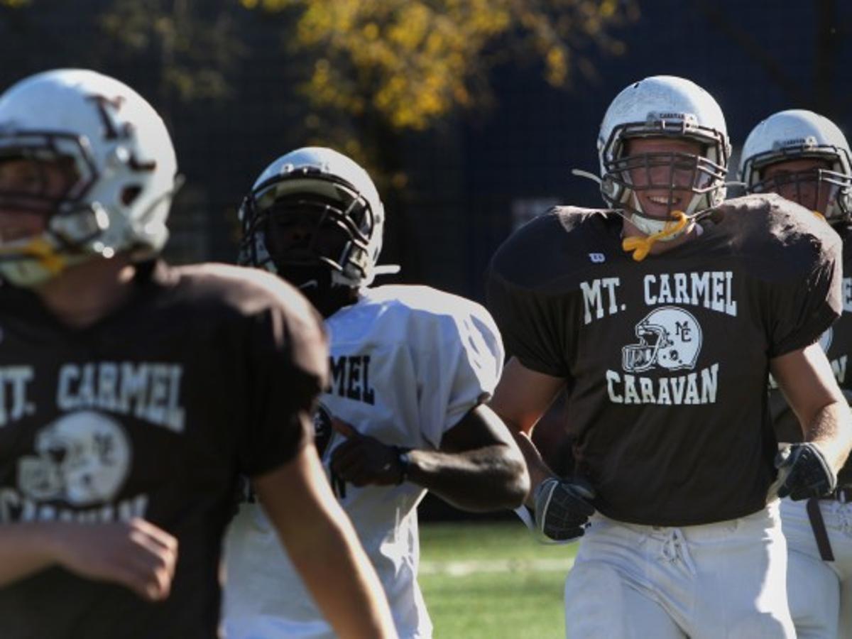 Mt Carmel Football Player Kevin Kosiewicz Is Head Of The Class