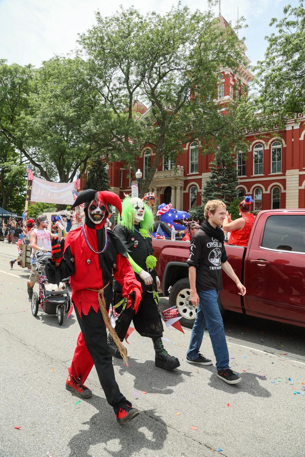 times for the cown points 4th of july parades