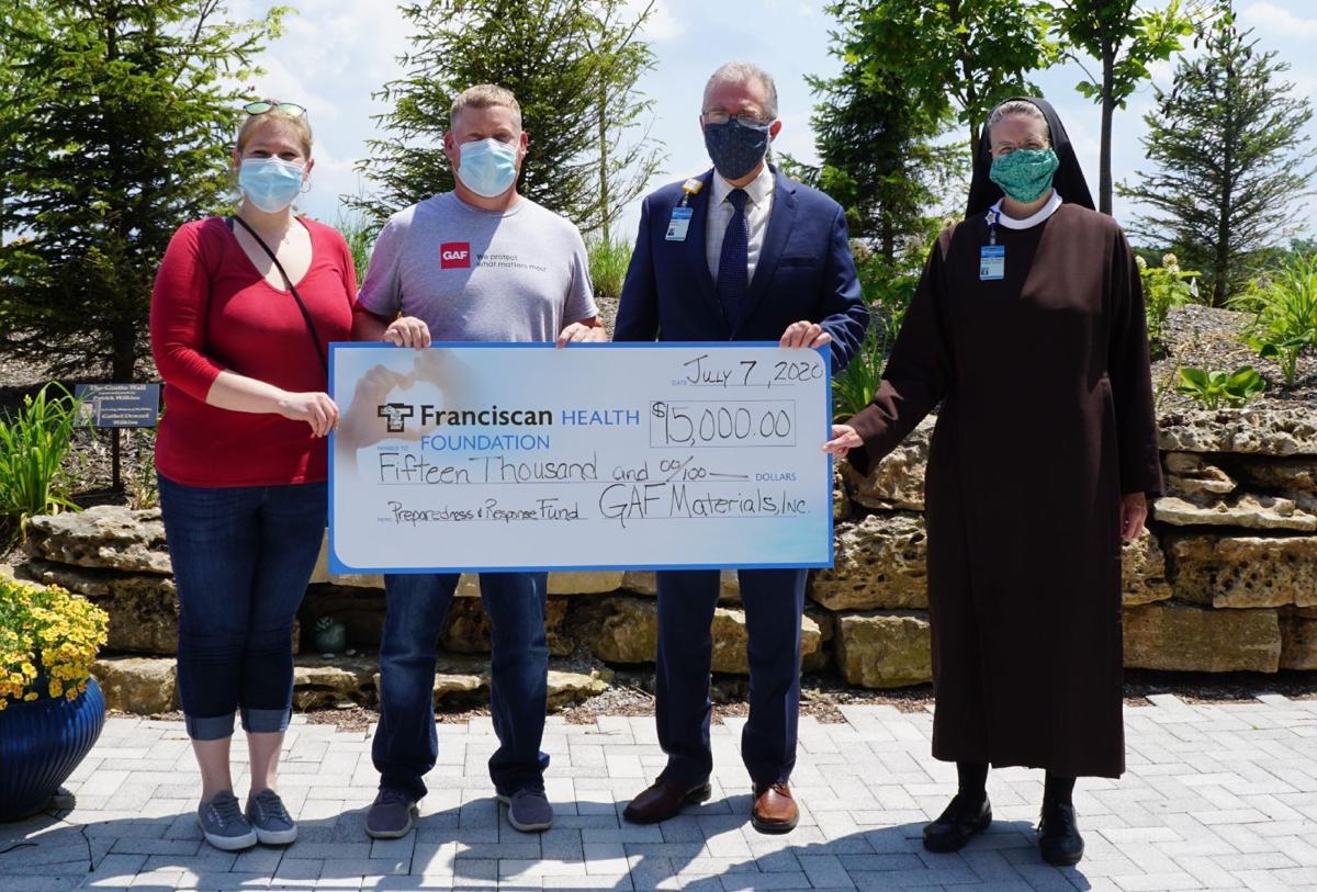 Gaf Donates To Protect Franciscan Health Michigan City Health Care Workers From Covid Northwest Indiana Business Headlines Nwitimes Com