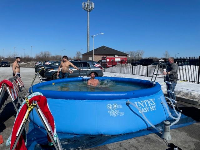 Police Polar Plungers double fundraising goal for Illinois Special Olympics