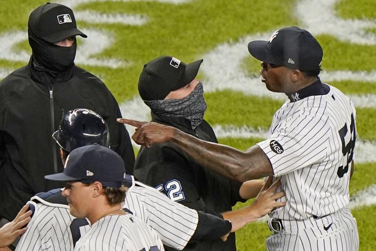 MLB roundup: CC Sabathia ejected but gets victory as Yankees top Angels -  The Boston Globe