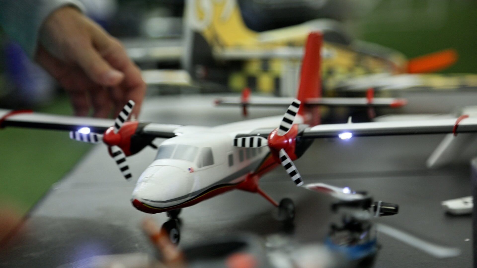 Radio-controlled flyers take to the sky at the Sparta Dome