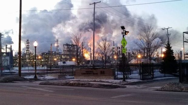 Flare-up roars at BP Whiting Refinery