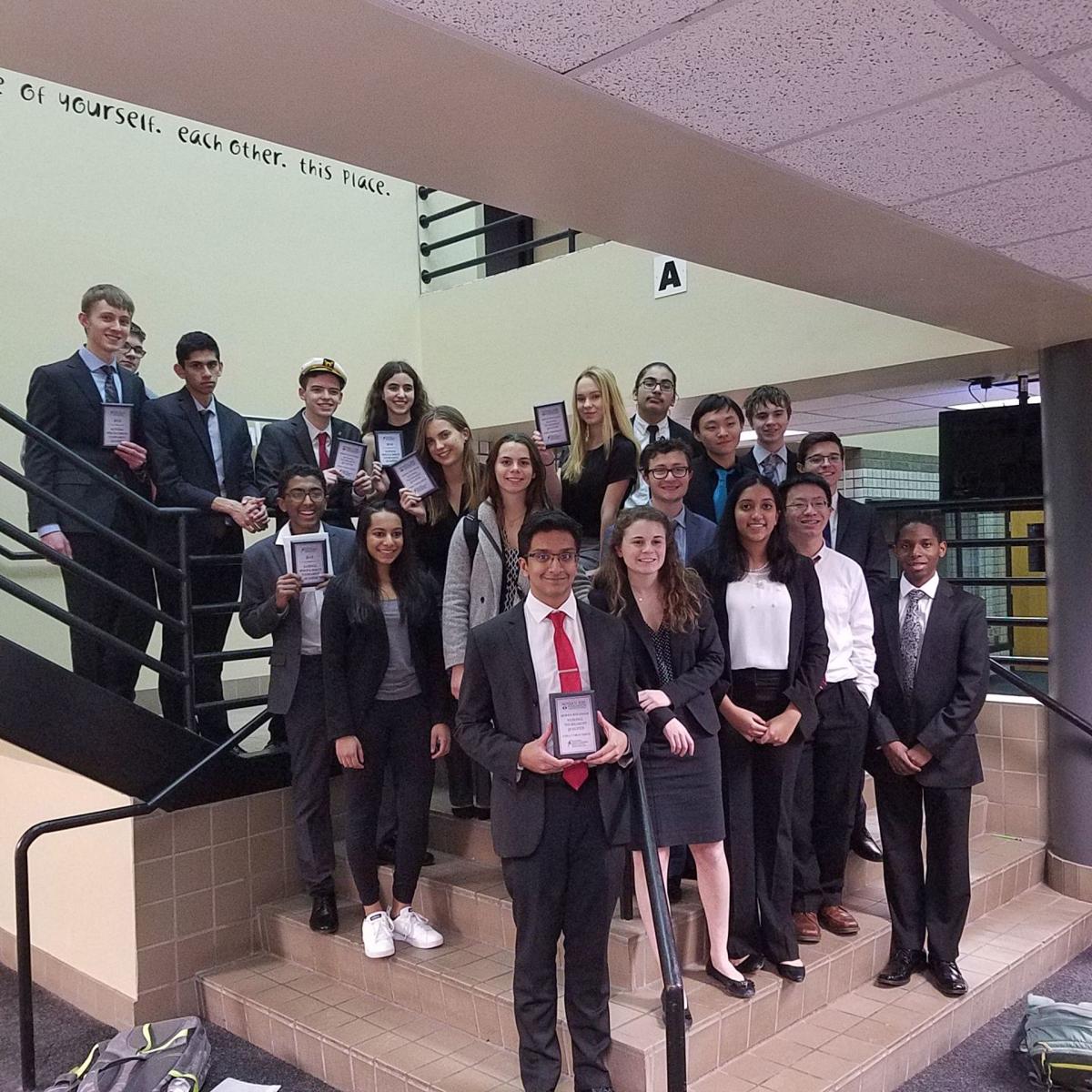 Munster High debate team