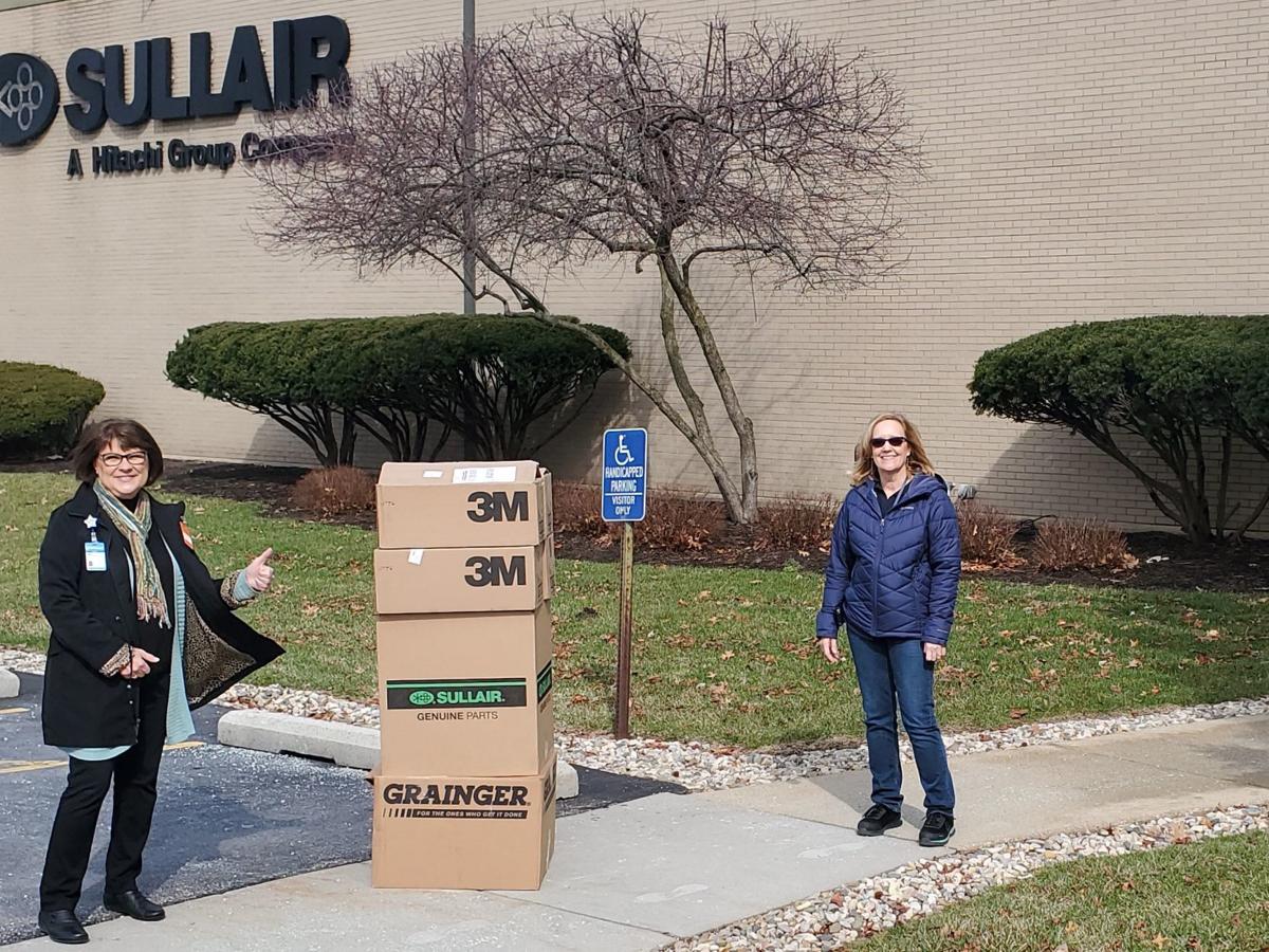 Sullair delivery to hospital